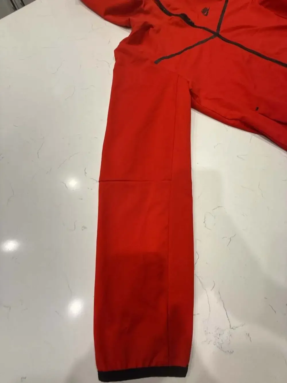 Nike Tech Fleece Full Zip Hoodie Size L Red